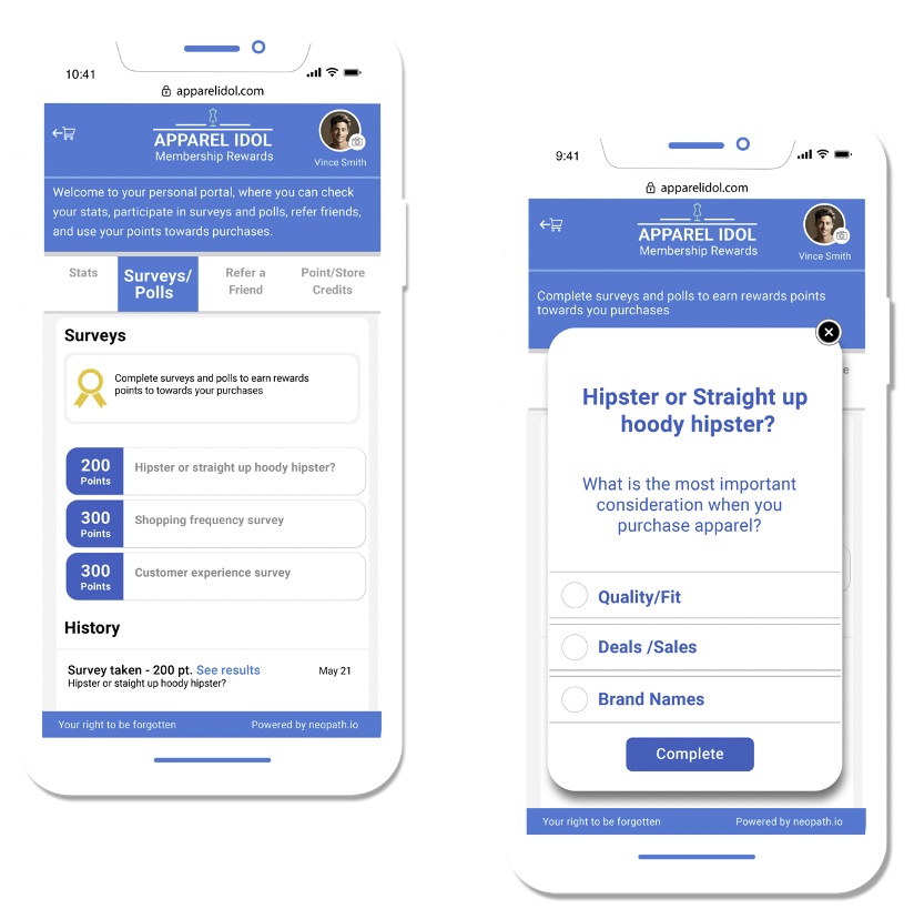 Ethical Data Collection and Rewards Loyalty Platform